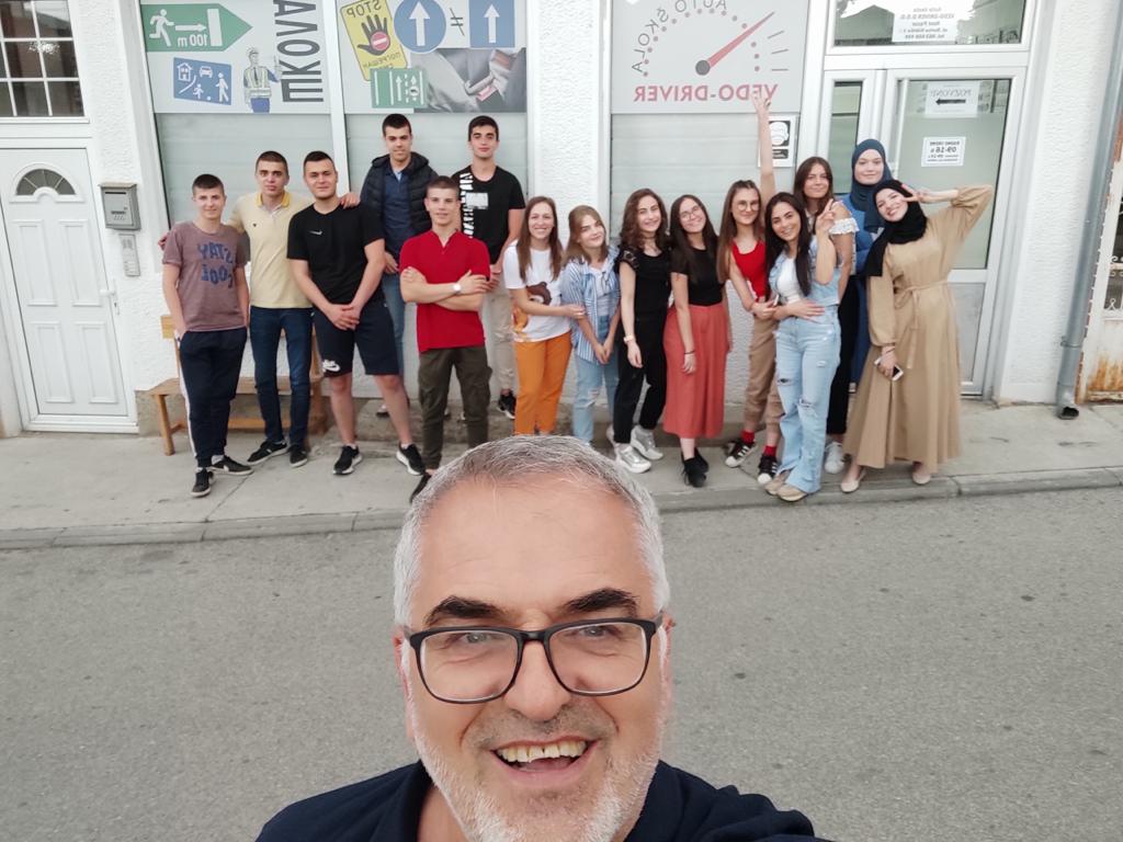 Vedad Prušević ispred auto škole