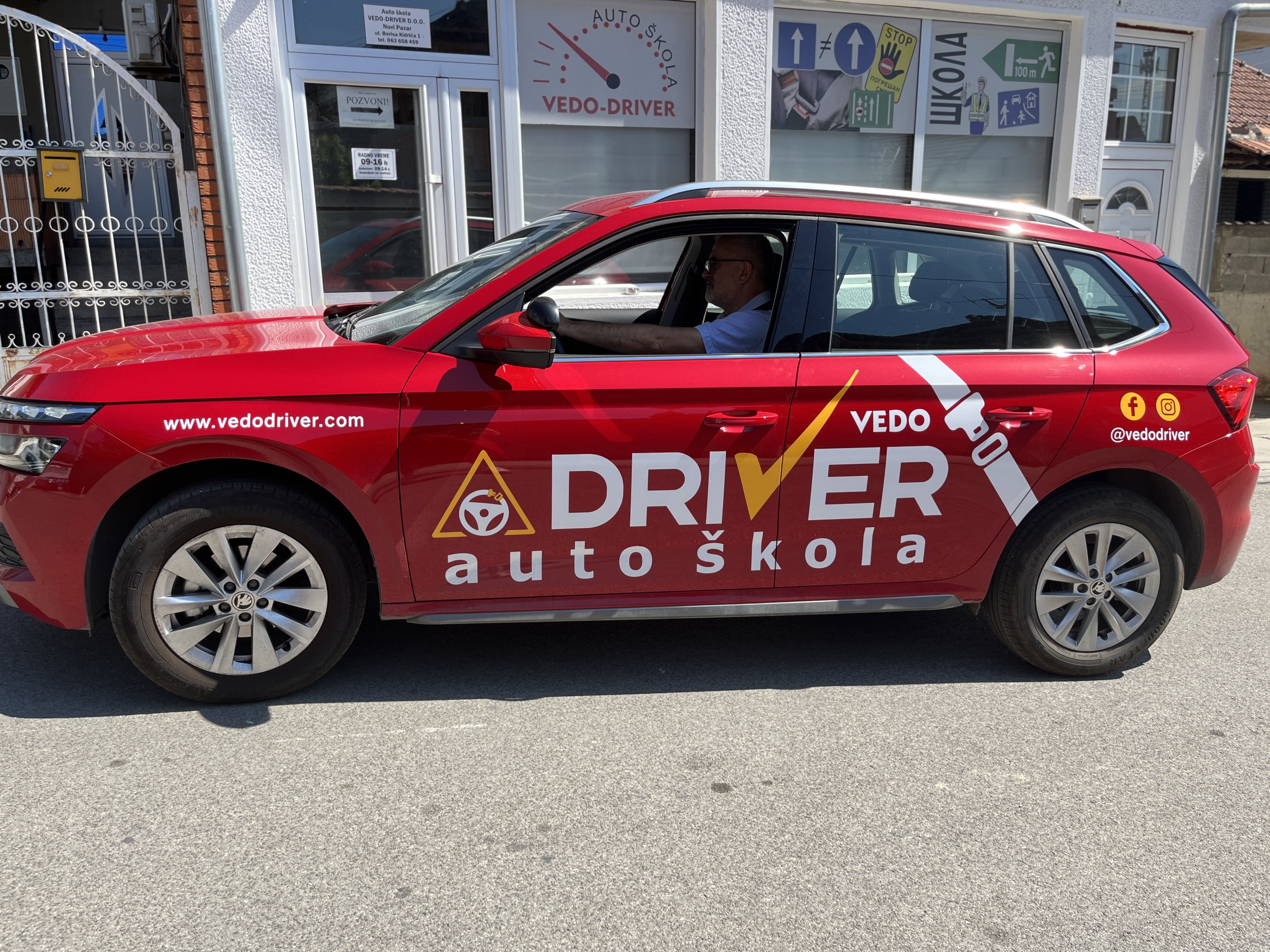 Škoda Kamiq — vozilo za obuku B kategorije, Auto škola Vedo Driver Novi Pazar